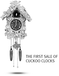 The first sale of cuckoo clocks 